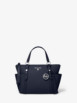 Sullivan Small Saffiano Leather Top-Zip Tote Bag image number 0