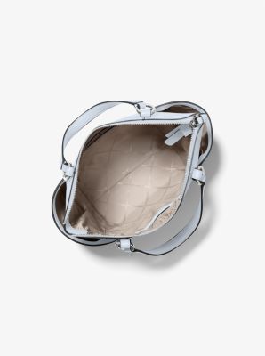 Sullivan Small Saffiano Leather Top-Zip Tote Bag