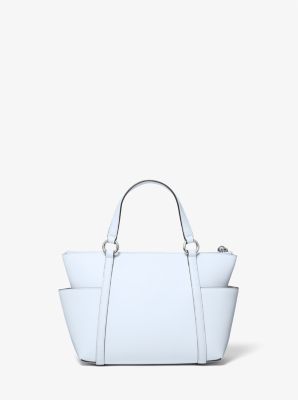 Sullivan Small Saffiano Leather Top-Zip Tote Bag