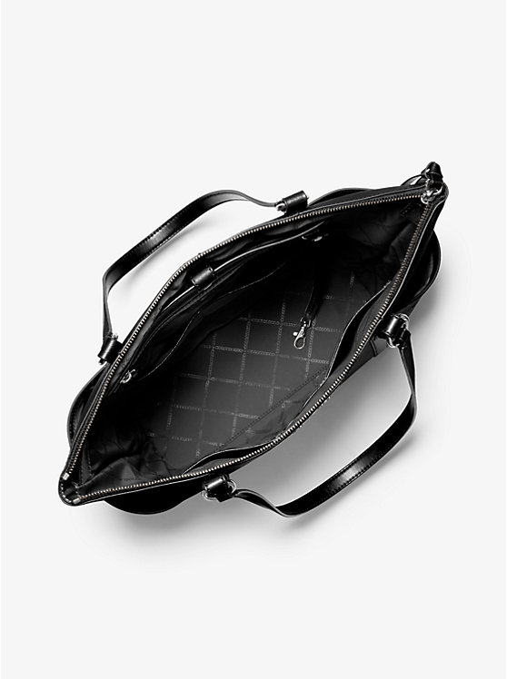 Sullivan Large Saffiano Leather Top-Zip Tote Bag | Michael Kors