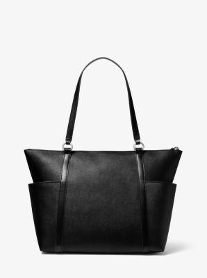 Sullivan Large Saffiano Leather Top-Zip Tote Bag image number 3