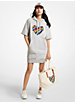 The Michael Large Heart Patch Cotton Tote Bag image number 2