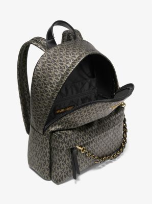 MMK x 007 Slater Medium Metallic Logo Backpack | Michael Kors