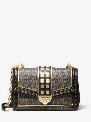 MMK x 007 SoHo Large Studded Logo Shoulder Bag | Michael Kors
