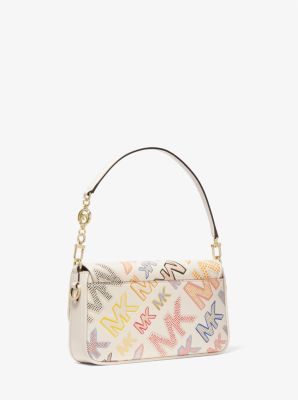 Bradshaw Small Logo Embossed Leather Convertible Shoulder Bag