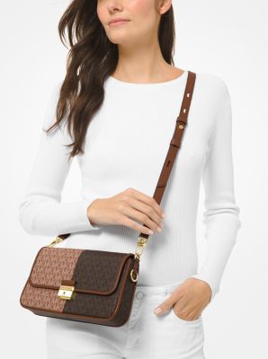 Bradshaw Small Two-Tone Logo Convertible Shoulder Bag Michael