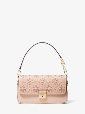 Bradshaw Small Embellished Logo and Leather Convertible Shoulder Bag ...