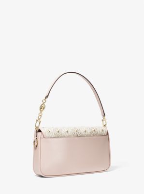 Bradshaw Small Embellished Logo and Leather Convertible Shoulder Bag