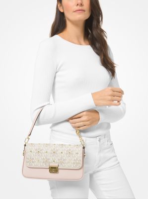 Bradshaw Small Embellished Logo and Leather Convertible Shoulder Bag