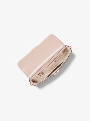 Bradshaw Small Woven Logo and Leather Shoulder Bag