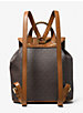 Mina Large Logo and Pebbled Leather Backpack image number 2