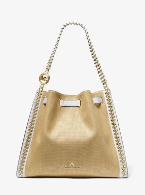 Michael Kors Mina Large Chain Shoulder Tote