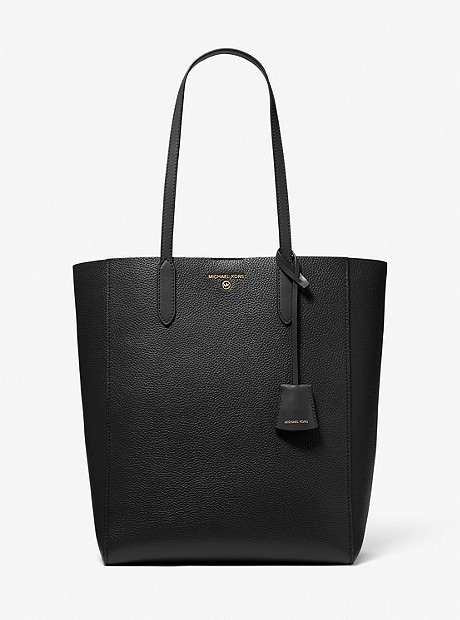 Sinclair Large Pebbled Leather Tote Bag - BLACK - 30T1G5ST9L