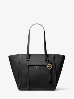 Michael Kors Bags | Michael Kors Emilia Large Pebbled Leather Tote Bag | Color: Black | Size: Os | Thanhthuy2401's Closet