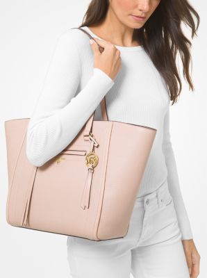 Carine Large Pebbled Leather Tote Bag image number 2