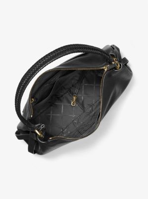 Grand Extra-Large Pebbled Leather Shoulder Bag