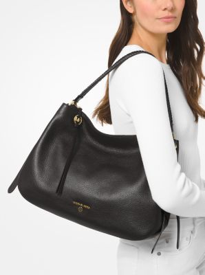 Michael Kors Cora Extra-small Pebbled Leather Shoulder Bag In