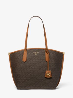 Gigi Large Empire Logo Jacquard Tote Bag