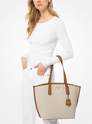 Michael Kors 'maeve Large' Shopper Bag in Natural