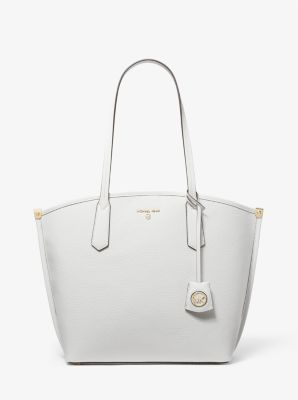 Jane Large Pebbled Leather Tote Bag | Michael Kors