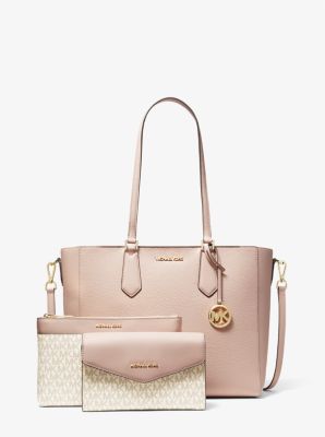 Michael Kors Kimberly Large 3 In 1 Tote Soft Pink, Shopping Bag