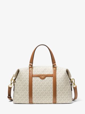 Bolso satchel Beck mediano con logotipos