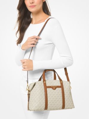 Bolso satchel Beck mediano con logotipos