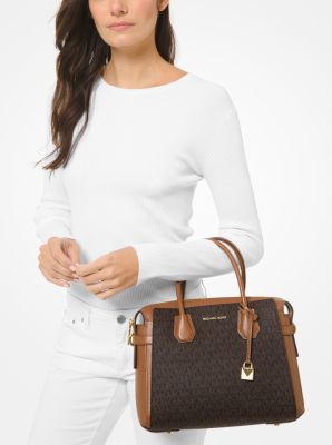 Michael Michael Kors Mercer Belted Signature Satchel