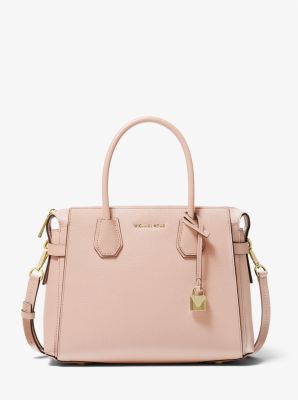 Mercer Medium Pebbled Belted Satchel