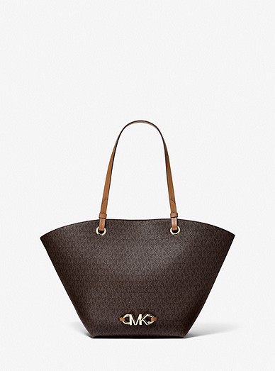 Izzy Medium Embellished Logo Tote Bag | Michael Kors