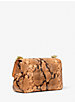 Grand sac à épaule SoHo en cuir gaufré à motif de serpent et matelassé image number 2