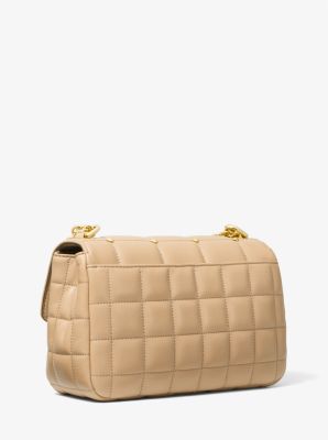 Michael Kors Soho Studded Quilted Sangria Glazed Leather Crossbody Bag –  Design Her Boutique