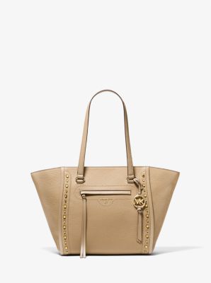 Michael Kors Carine Medium Pebbled Leather Satchel