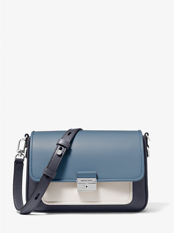 Bradshaw Medium Color-Block Leather Messenger Bag image number 0