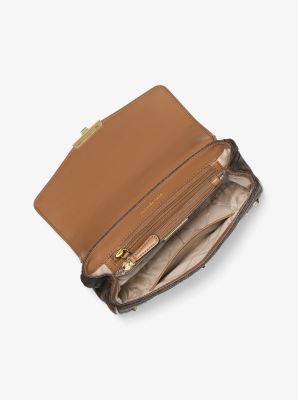 SoHo Large Embellished Logo Shoulder Bag