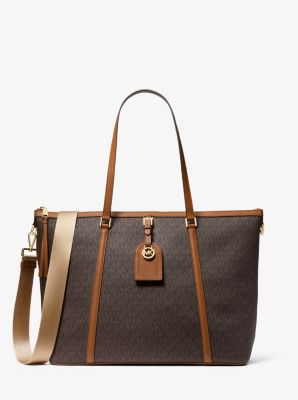 Michael Kors Women's Heritage Large Logo Tote Bag