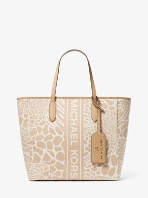 Sinclair Large Animal Jacquard Tote Bag | Michael Kors