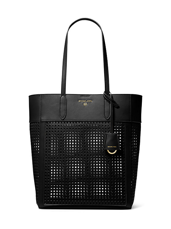 Sinclair Large Perforated Leather Tote Bag image number 0