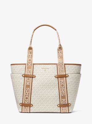 Michael Kors Maeve Large Logo Tote Bag - Neutrals