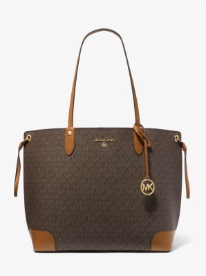 Michael Kors Women's Edith Large Logo Tote Bag - Brown - Totes