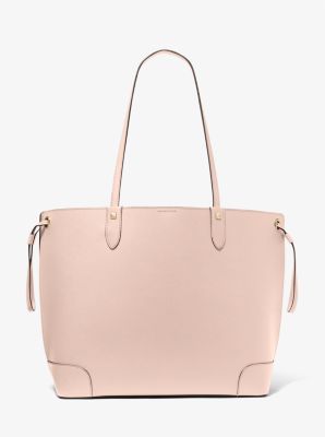 Michael Kors Edith Large Soft Pink Saffiano Leather Open Top Shoulder