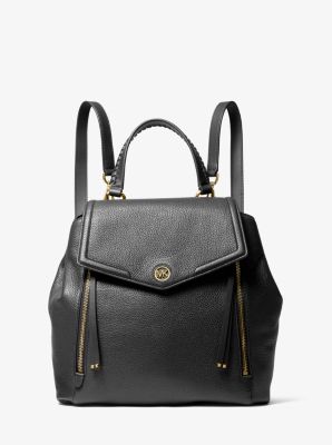 Freya Medium Pebbled Leather Backpack image number 0