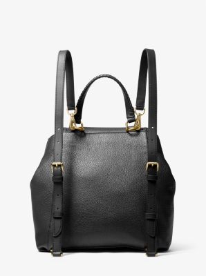 Freya Medium Pebbled Leather Backpack image number 2