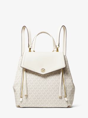 michael kors freya medium logo backpack