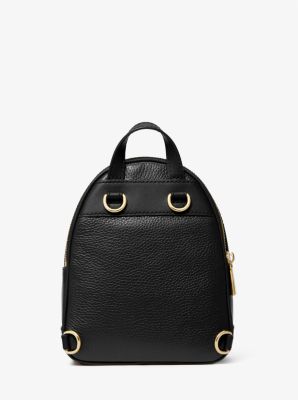 bag black leather mini