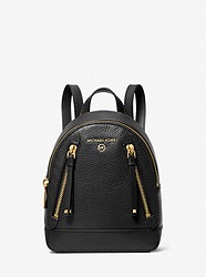 Brooklyn Extra-Small Pebbled Leather Backpack - BLACK - 30T2GBNB0L