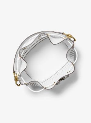 Devon Medium Perforated Leather Bucket Bag