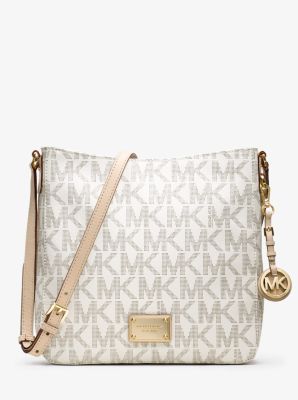 Michael Kors Signature Jet Set Travel Large Messenger VANILLA