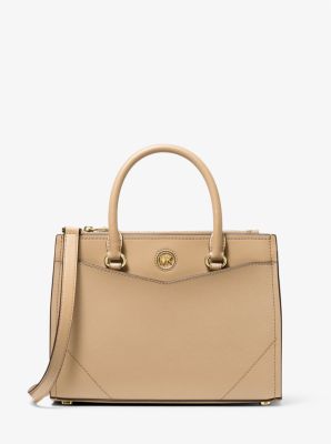 Michael Kors Everly Leather Medium Satchel - Macy's