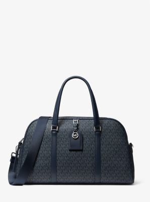 michael kors harrison logo duffle bag